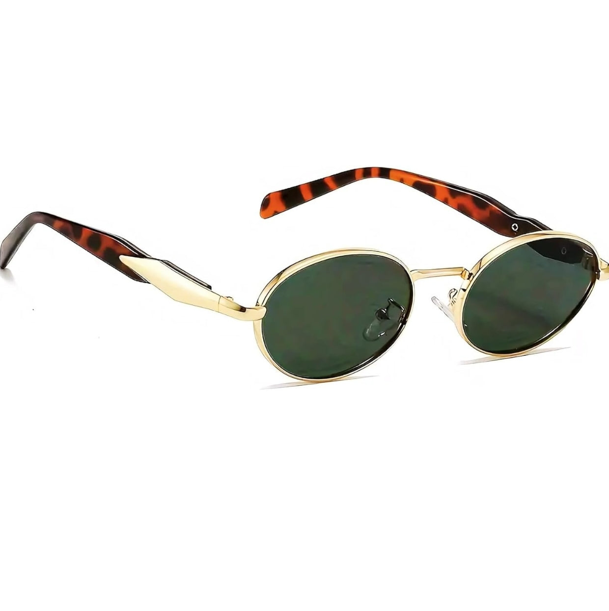 Bryxo Vintage Oval Sunglasses – Unisex Designer Metal Frame